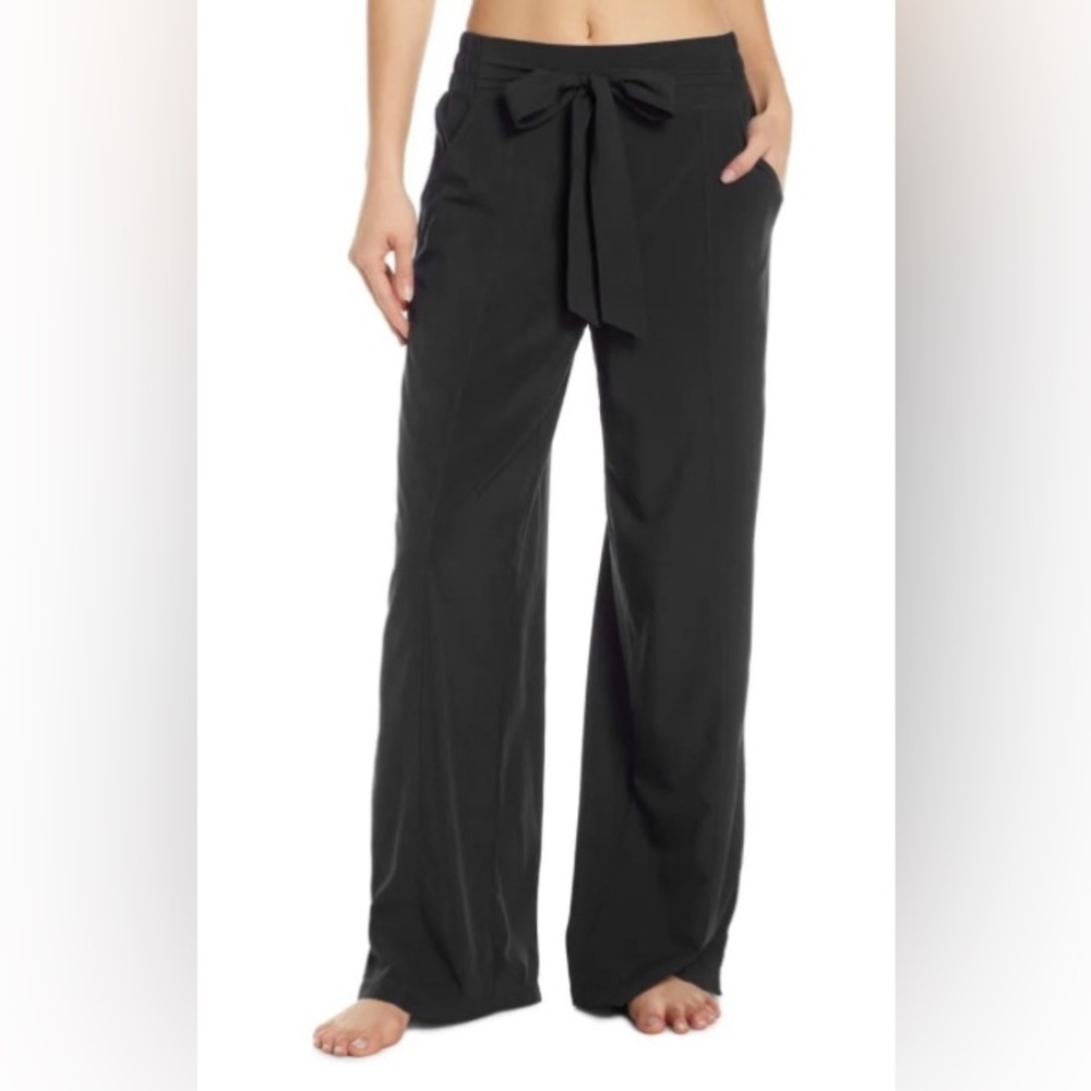 Zella Breeze By Wide Leg Pants Black Size M (8-10)